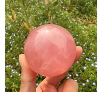 1 pieza de 6,5-7 cm de piedra de esfera de cuarzo rosa, bola de cristal de cuarzo rosa, esfera de cristal de cuarzo rosa.