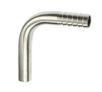 1 Pieza De 6 Mm, 8 Mm, 10 Mm, 12, 14, 16, 20, 25 Mm, Codo De Pagoda De 90 Grados De Acero Inoxidable, Conector De Codo De Pagoda Soldado De Un Solo Cabezal(25MM)