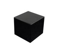 1 pieza de 9 cm, aproximadamente 1,6 kg, cristal de cuarzo obsidiana cuadrado, piedra cúbica pulida