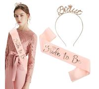 1 Pieza De Accesorios Alemanes Para El Cabello Nupcial Y 1 Pieza De Correa Para El Hombro Nupcial, Cartas Elees, Banda De Cabello, Accesorios Para La Celebración De La Boda.