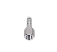 1 pieza de accesorios de tubería de acero inoxidable 304 BSP, rosca hembra, conector de acoplamiento de junta de pagoda con reductor de cola de manguera de púa X(6mm ube,1/4")