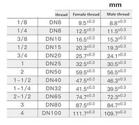 1 pieza de accesorios de tubería de latón BSP rosca macho hembra codo recto 3 vías 4 vías junta de tuerca de enchufe, conector de acoplador de adaptador de latón(Gasket,1/4")