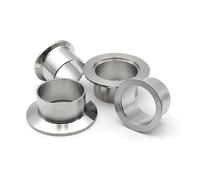 1 pieza de accesorios de vacío KF16 KF25 KF40 KF50 KF brida soldadura junta de acero inoxidable 304 longitud 20 30 40 50 mm SS304(KF25 (OD28-ID25), longitud 30 mm)