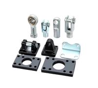 1 pieza de accesorios for cilindros Junta de ojo de pez Cubierta frontal Cubierta trasera Incluye anillo de sellado Soporte de válvula de aguja Herramienta neumática(125 Bore size)