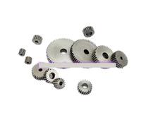 1 pieza de acero al carbono n.° 45, módulo 1,25, 1,25 M, 65 T, 66 T, 69 T, 75 T, 78 T, 80 T, engranaje recto de metal(10mm,80 Teeth)