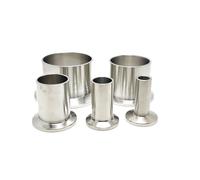 1 pieza de acero inoxidable 304 de 20 mm, 30 mm, 40 mm, 50 mm, KF10, KF16, KF25, KF40, KF50, casquillo de soldadura for tubería de vacío, compatible con abrazadera triple(KF25,Length 30mm)