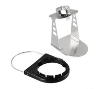 1 pieza de acero inoxidable camping antorcha placa para barbacoa hornear y asar con para estabilizador soporte alta temperatura al aire libre cocina herramienta plata