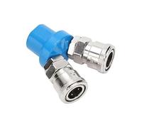 1 pieza de acoplador divisor de colector tipo C de 2/3 vías, conexión rápida neumática for bomba de aire, conector for compresor de aire SWY SWV(2 WAYS)