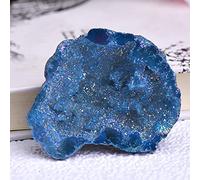 1 pieza de ágata natural galvanizada Cornucopia cristal cueva cruda piedra desnuda exhibición un espécimen mineral decoración del hogar, fortuna, ágata 5,30-50 g