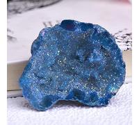 1 pieza de ágata natural galvanizada Cornucopia cristal cueva piedra cruda exhibición de piedra desnuda un espécimen mineral decoración del hogar, ágata 5.180-250g