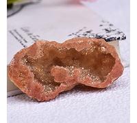 1 pieza de ágata natural galvanizada, piedra cruda, piedra desnuda, muestra una muestra mineral, decoración del hogar, fortuna, ágata 2.180-250 g