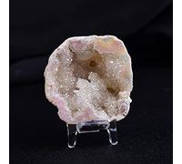 1 pieza de ágata natural galvanizada, piedra cruda, piedra desnuda, muestra una muestra mineral, decoración del hogar, fortuna, ágata 1,50-80 g