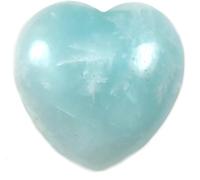 1 pieza de aguamarina corazón natural azul lechoso berilo piedra preciosa cristal mineral coleccionable, decoración Reiki, muestra de Brasil