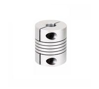 1 pieza de aleación de aluminio for impresora 3D, acoplamiento de bobinado elástico D25L30 de 5/6/6,35/7/8/9/10/11/12 mm, codificador de tornillo superior de sujeción.(6x6)