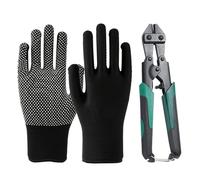 1 pieza de alicates para cortar cables, 1 par de protectores de dedos, cortadores de alambre de alta resistencia, cortadores de pernos, cortadores de metal