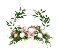 1 pieza de arreglo redondo boda con flores artificiales, accesorios for escenas al aire libre, decoraciones y festivales cumpleaños, fiestas, hoteles, jardines, mesas for el hogar, arreglos florales