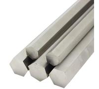 1 Pieza De Barra Hexagonal De Acero Inoxidable De 500 Mm, 5 Mm, 6, 7, 8, 9, 10, 11, 12, 13, 14, 15, 16, 17, 18, 19, 20, 21, 22, 26 Mm, Varilla Hexagonal De Metal Sólido(13mm)