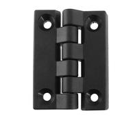 1 pieza de bisagra de nailon plegable de plástico de 100 x 80 mm for muebles de caja de madera, herrajes for gabinetes eléctricos, color negro