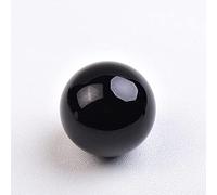 1 pieza de bola de cuarzo de obsidiana de cristal natural pulido bola de masaje de piedra decoración del hogar recuerdos exquisitos regalos-obsidiana_40-50mm