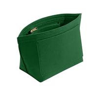 1 Pieza de Bolsa Mano pequeña, tímida, Almacenamiento y Acabado, Forro Interior, Inserto Organizador for Bolsos para Mujer(Dark Green,28x17x25cm)