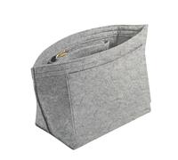1 Pieza de Bolsa Mano pequeña, tímida, Almacenamiento y Acabado, Forro Interior, Inserto Organizador for Bolsos para Mujer(Light Gray,21x13x17cm)