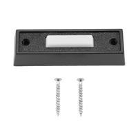 1 pieza de botón de timbre cableado con luz LED, repuesto para timbre