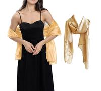 1 Pieza De Bufanda De Oro De Champán, Bufanda Delgada Transpirable, Bufanda De Bufanda Multifuncional, Decoración De Las Ventas, Bufanda De Moda Clásica, Bufanda De Ropa De Noche