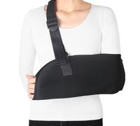 1 pieza de cabestrillo ajustable para el brazo, cabestrillo de malla, cabestrillo con almohadilla de espuma para el cuello, cabestrillo de apoyo para el brazo, ayuda de soporte para el hombro