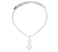 1 pieza de cadena colgante para el ombligo con cintura para mujer, color plateado