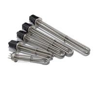 1 pieza de calentador de tanque de agua de inmersión tubular 304SS, elemento calefactor de 2 pulgadas, triple abrazadera 3KW/4,5KW/6KW/9KW/12KW 220V380V para Homebrew (220V, 3KW 190L 304SS)