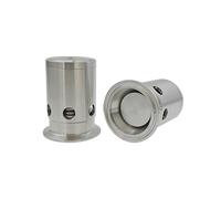 1 pieza de casquillo de triple abrazadera de 1,5" y 2" con diámetro exterior de 50,5 mm y 64 mm for válvula de vacío(TC64mm)