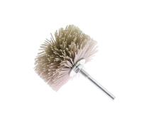 1 pieza de cepillo radial de pulido de nailon con alambre abrasivo de 85 mm de diámetro exterior for acabado de muebles de madera y caoba.(P120)