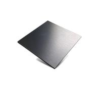 1 pieza de chapa de acero inoxidable cepillado de 1 mm de espesor - Placa cuadrada 304 for decoración de tiendas, placa pulida de metal de 4 a 20 pulgadas(16 inch*1mm*16 inch)