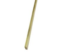 1 pieza de chapa metálica sólida rectangular fácil de procesar, barra recta de latón H59, placa plana, tira de fiIa de 50 cm de largo.(4x8x500mm)
