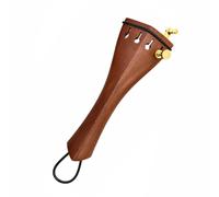 1 pieza de cola de violín 4/4 pieza de cola de madera de azufaifo de grado superior con afinadores finos + cordón trasero de nailon