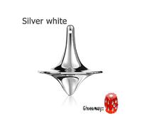(1 pieza de color blanco plateado) 2022 Nuevo Mini giroscopio de metal mágico Preciso Peonza Hipnosis Juguete