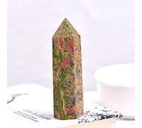1 pieza de columna de cristal natural, cuarzo, roca, espécimen mineral, punto de cristal, cuarzo, varita arcoíris, decoración del hogar, piedra energética a rayas, piedra_60-70mm