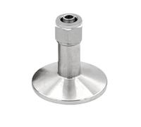 1 pieza de conector de gir0 rápido de acero inoxidable 304 for instalación de tubo de aire de PU, accesorio de tubería de vacío KF16 25 40 50(10MM*16)