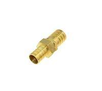 1 pieza de conector de latón de 25 mm de espiga de manguera a conector de acoplador de gas de manguera de 25 mm y 32 mm de diámetro exterior, reductor de espiga de racor, adaptador de tubo de aire de