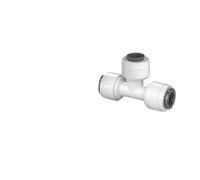 MNUPL 1 Pieza de Conector de Manguera de ósmosis inversa Tipo T con Rosca Macho y Hembra de conexión rápida de 1/4 3/8 Pulgadas, Piezas de Filtro de Agua(5)