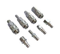 1 Pieza de Conector neumático UE Rapidities, Conector de Manguera de Aire, Accesorios de compresor, liberación rápida, Racor neumático Europeo(EU PH,40)