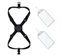 1 Pieza de Correa de encuadernación, 2 Piezas de Etiquetas, Banda elástica Ajustable, Banda elástica para Maleta, Accesorios de Viaje Personalizados, adecuados para Viajes y Viajes de Negocios.