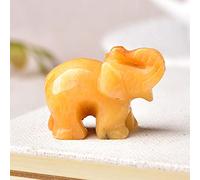 1 pieza de cristal natural de cuarzo rosa elefante amatista obsidiana animales piedra artesanía pequeña decoración del hogar regalo de Navidad, topacio