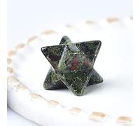 1 pieza de cristales de cristal natural restauración piedra cuarzo decoración del hogar manualidades hombres mujeres regalos, piedra de sangre de dragón, 2 piezas