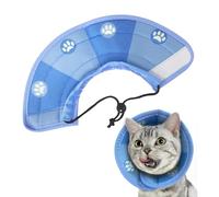 1 pieza de cubierta cónica para la cabeza, collar de recuperación suave para mascotas, collar de recuperación ajustable para gatos, adecuado para gatos y perros pequeños, recuperación quirúrgica