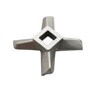 1 Pieza De Cuchillo For Picadora De Carne #8, Cuchilla For Picadora De Repuesto De Acero Inoxidable, Compatible Con Bosch, MFW 68660, Compatible Con Zelmer, 886,8 HV8 HV9