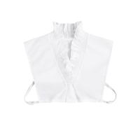 1 Pieza De Cuello Falso Blanco, Cuello De Camisa Para Mujer, Cuello Falso Para Ropa, Cuello Falso De Moda, Cuello Desmontable