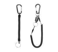 1 Pieza De Cuerda Magnética De Pesca, 1 Pieza De Cuerda Perdida Telescópica, Cuerda con Clip Magnético, Cordón De Mosquetón, Cuerda De Mano Magnética Antipérdida para Exteriores