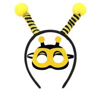 1 Pieza De Diadema De Abeja Y 1 Pieza De Máscara De Ojos De Abejas, Accesorios De Juego De Roles, Accesorios De Ropa De Abejas, Divertidos Accesorios De Ropa.