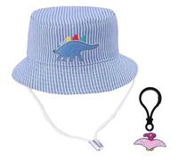 1 Pieza De Dinosaurios Sonnenhut Y 1 Pieza De Remolque De Dinosaurio, Sombrero De Sol De Niños, Lindo Sombrero De Pesca De Dibujos Animados, Arbustos De Viaje Al Aire Libre.